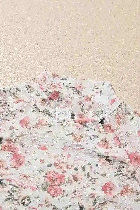 Blouses Floral Aura Mesh Blouse