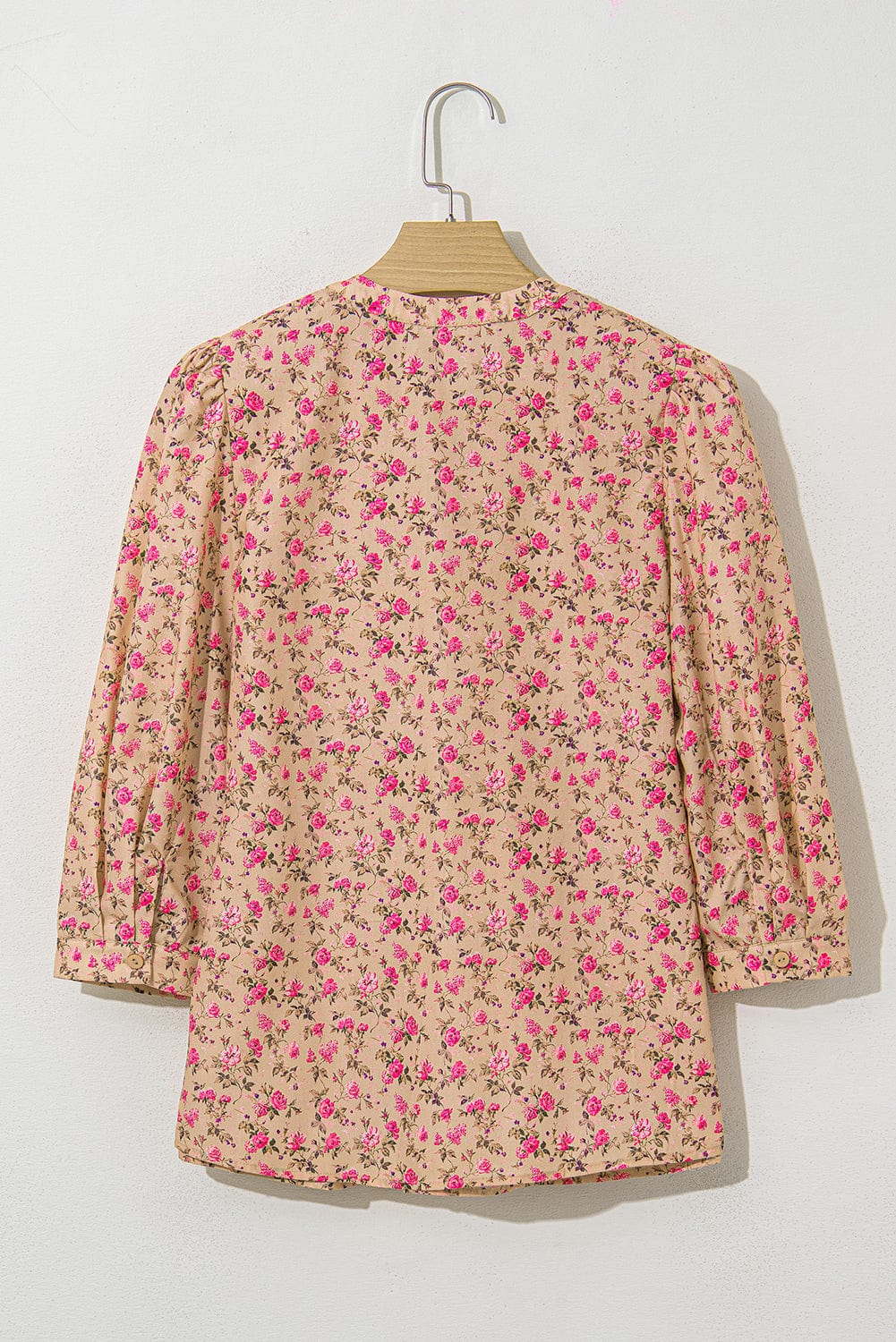 Blouses Floral Half Sleeve Blouse Top – Women’s Boho Casual Printed Blouse