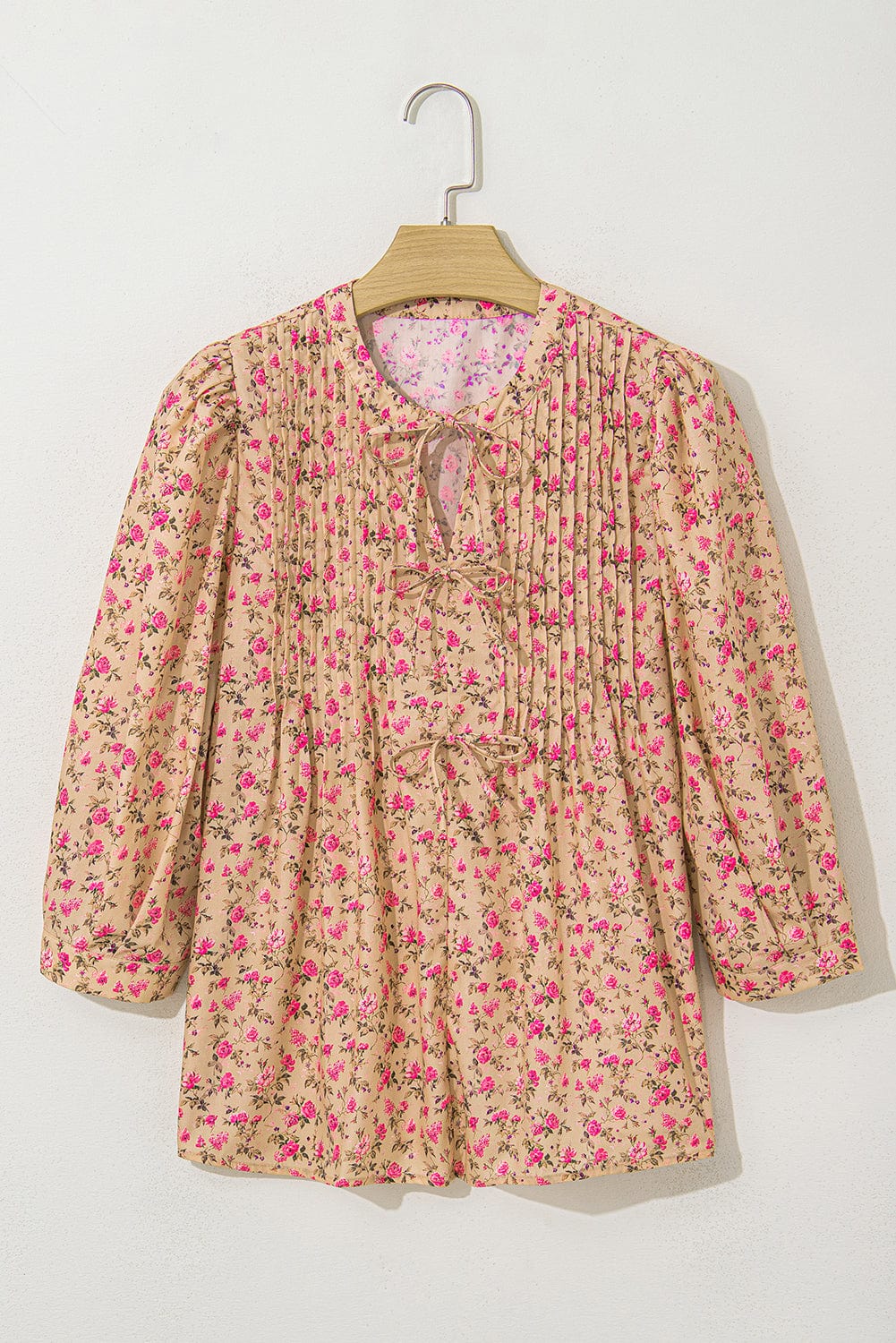 Blouses Floral Half Sleeve Blouse Top – Women’s Boho Casual Printed Blouse