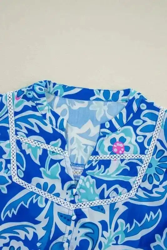 Blouses Lace & Petals Bracelet Sleeve Blouse