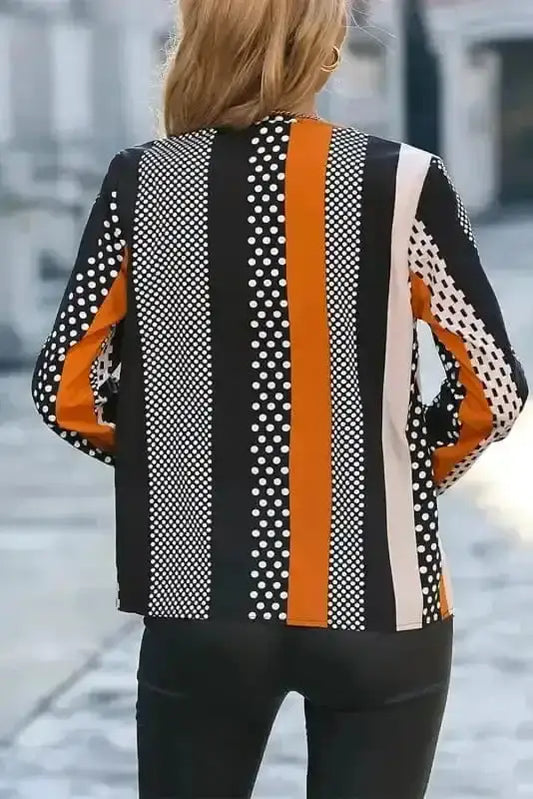 Blouses Modern Geo Notch Blouse