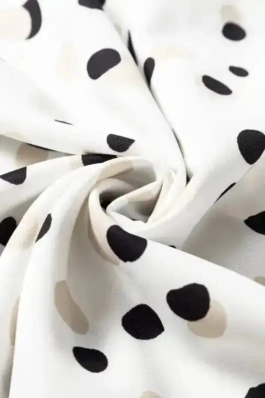 Blouses Polka Charm V-Neck Blouse