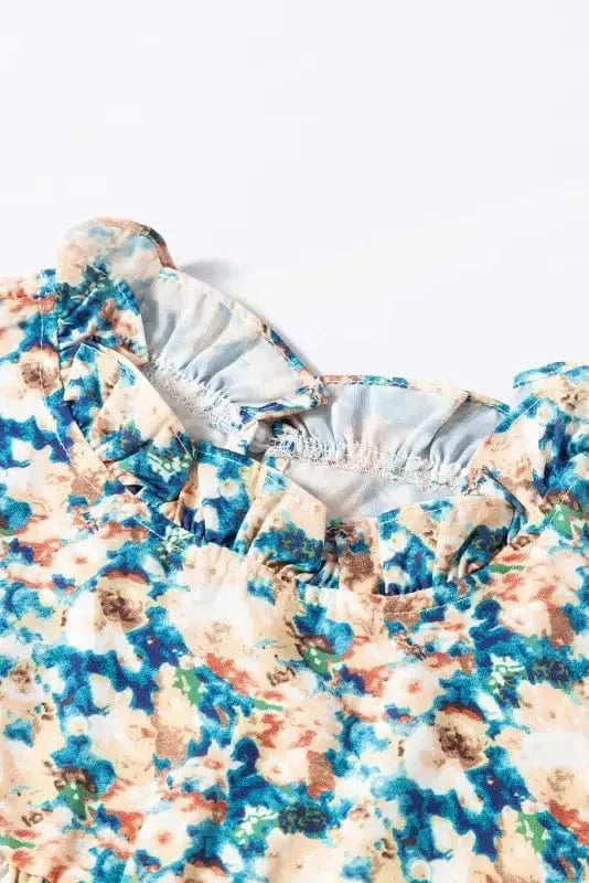 Blouses Puff Sleeve Petals Blouse