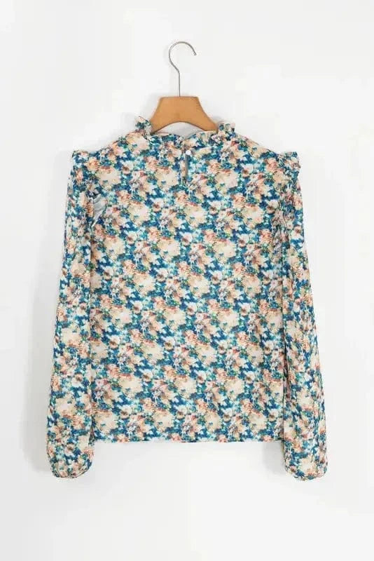 Blouses Puff Sleeve Petals Blouse