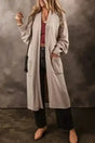 Cardigans Beige / S / 60%Acrylic+40%Polyamide SnuggleSoft Duster Cardigan