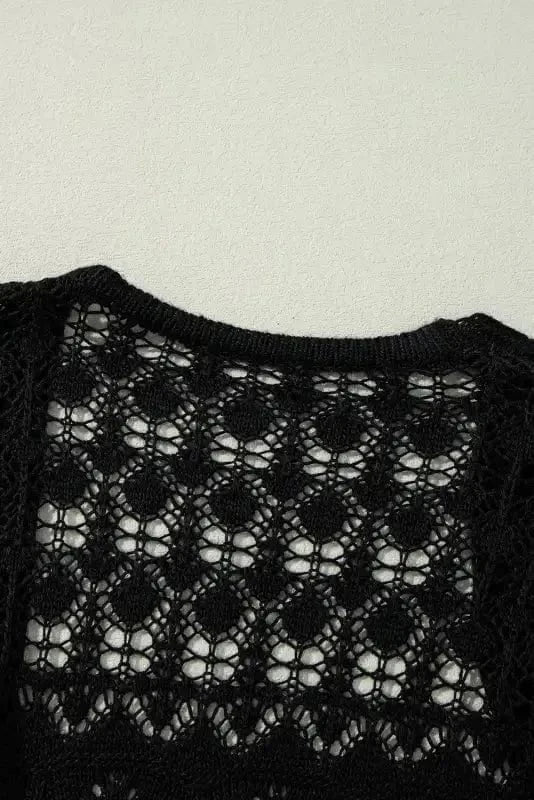 Cardigans Bohemian Braid Crochet Cardigan