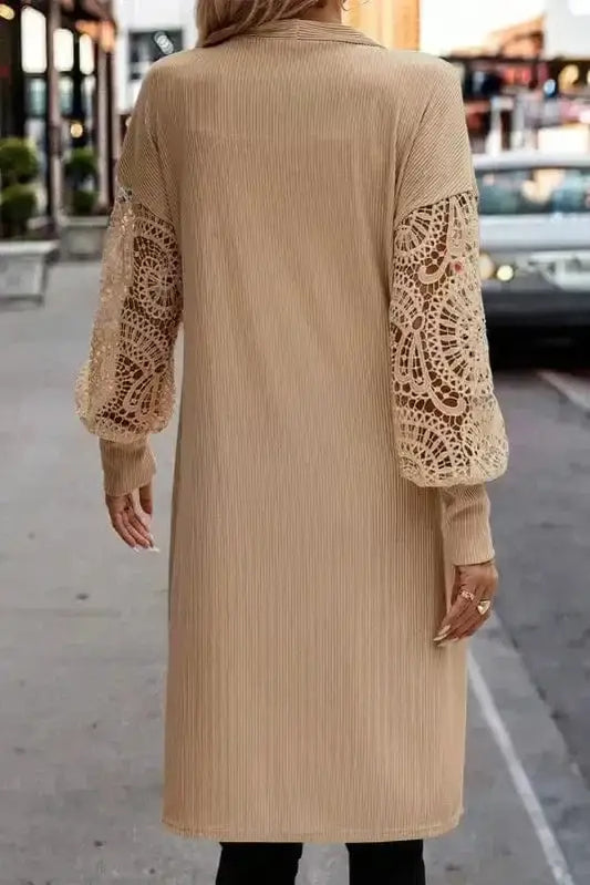 Cardigans Lace Unraveled Duster Cardigan