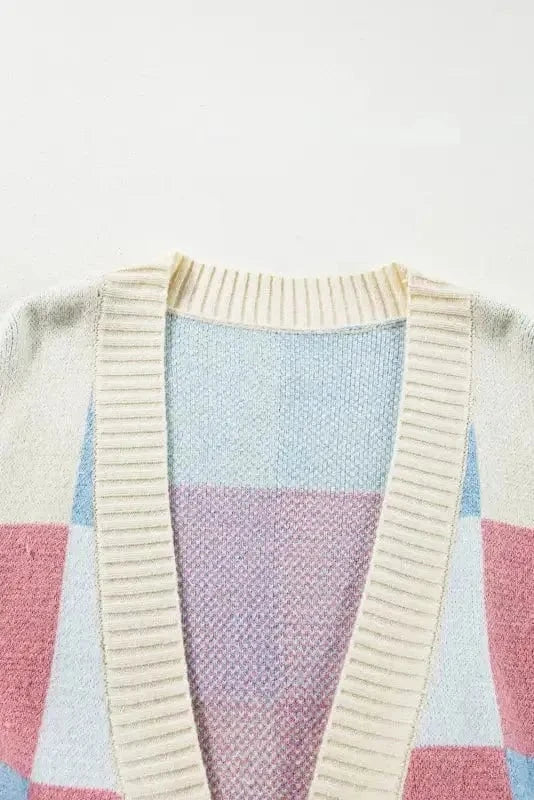 Cardigans Monochrome Mosaic Slouch Cardigan