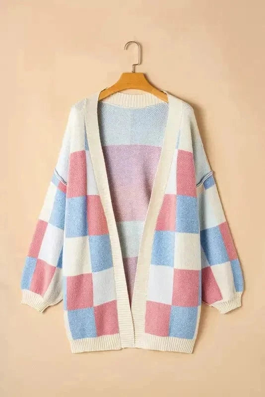Cardigans Monochrome Mosaic Slouch Cardigan