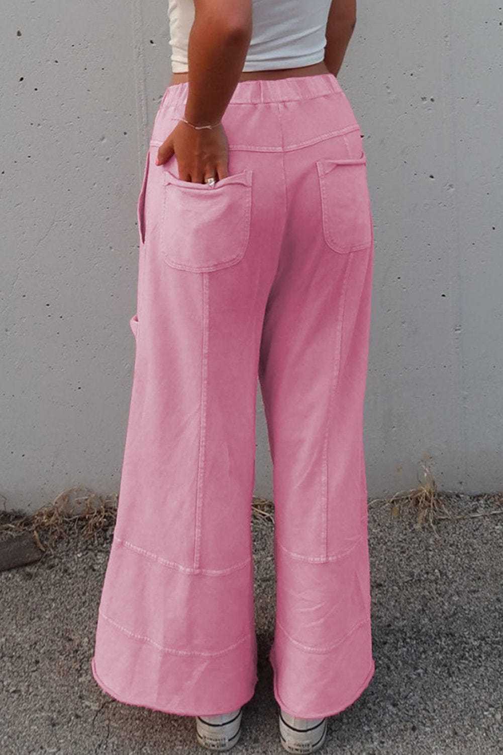 Cargo Pants Fashionfitz Women's Wide Leg Cargo Pants - Trendy Style