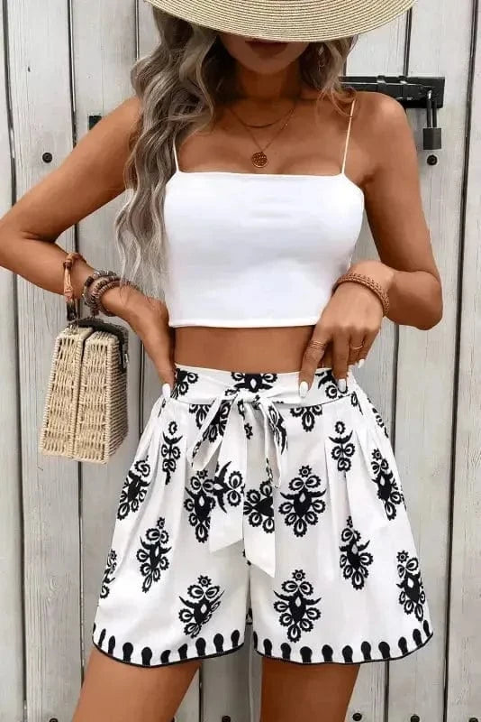 Casual Shorts BohoEdge High-Waist Shorts