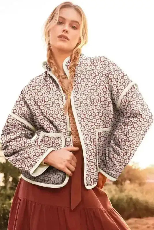 Coats Floral Lightweight Coat