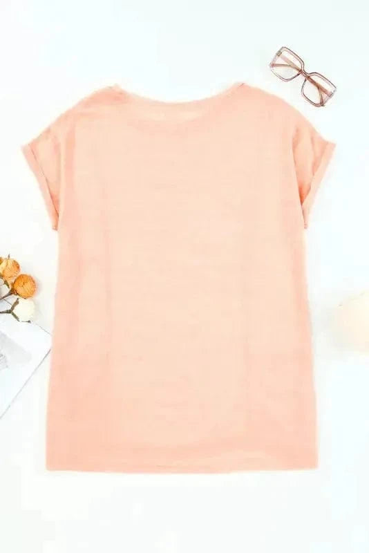 Cover-Ups Pink Loose Fit Beach Cover Up Tunic