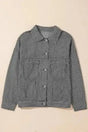 Denim Jackets Blue Stripe / S / 75%Cotton+25%Polyester Voyager Oversize Denim Jacket