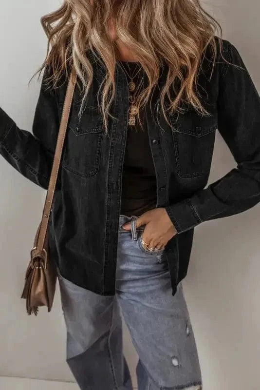 Denim Jackets Smart-Casual Denim Jacket