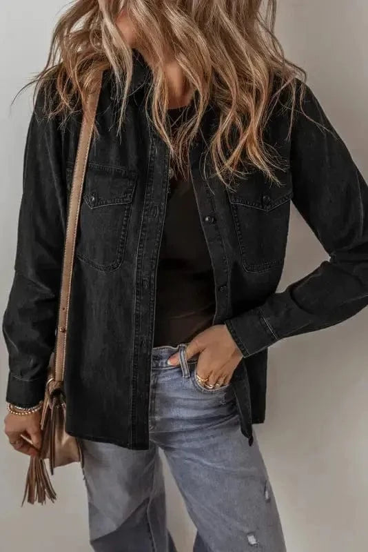 Denim Jackets Smart-Casual Denim Jacket