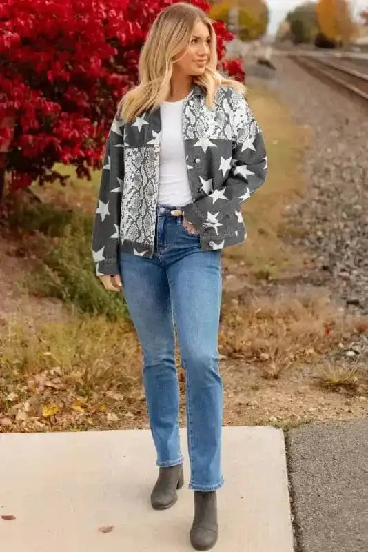 Denim jackets Stardust Snake Denim Jacket