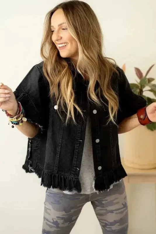 Denim Jackets Urban Fray Denim Jacket