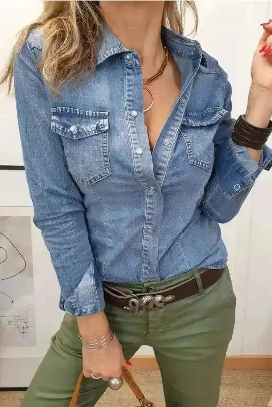 Denim Shirts Twilight Tailored Denim Shirt