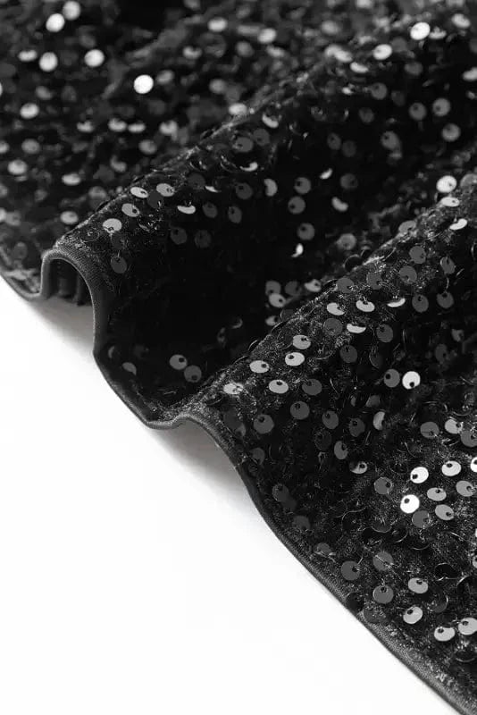 Evening Dresses Glamour Sequin Mini Dress – Knot & Cutout