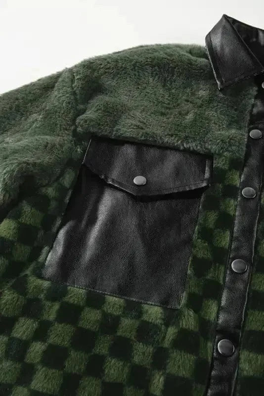 Fleece Jackets Lattice Leisure Fleece Jacket