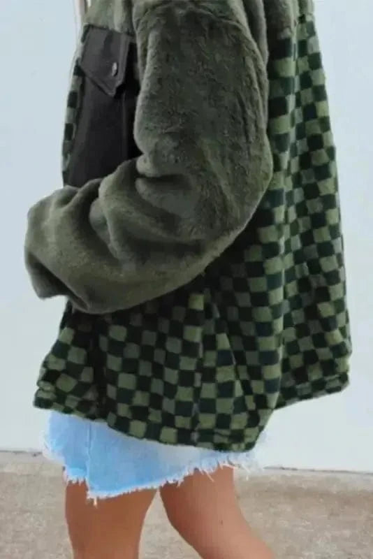 Fleece Jackets Lattice Leisure Fleece Jacket