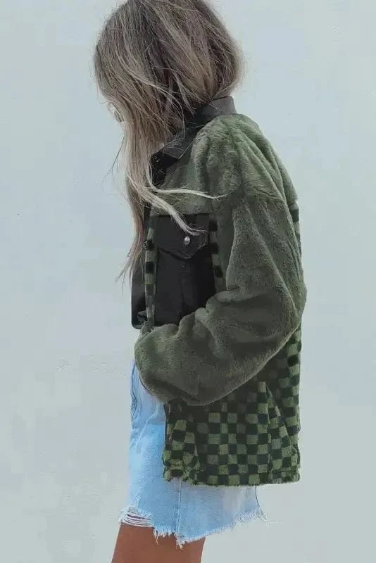 Fleece Jackets Lattice Leisure Fleece Jacket