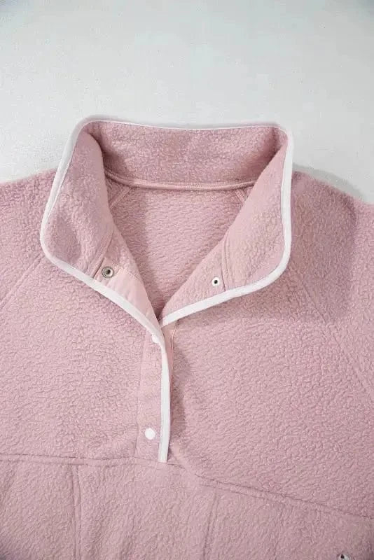 Fleece Sweatshirts CozyPlush Stand Neck Sweatshirt