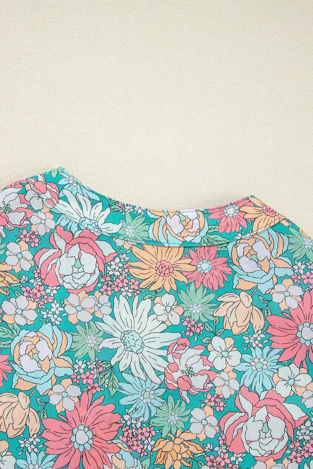 Floral Blouses Floral Fantasy Puff Blouse