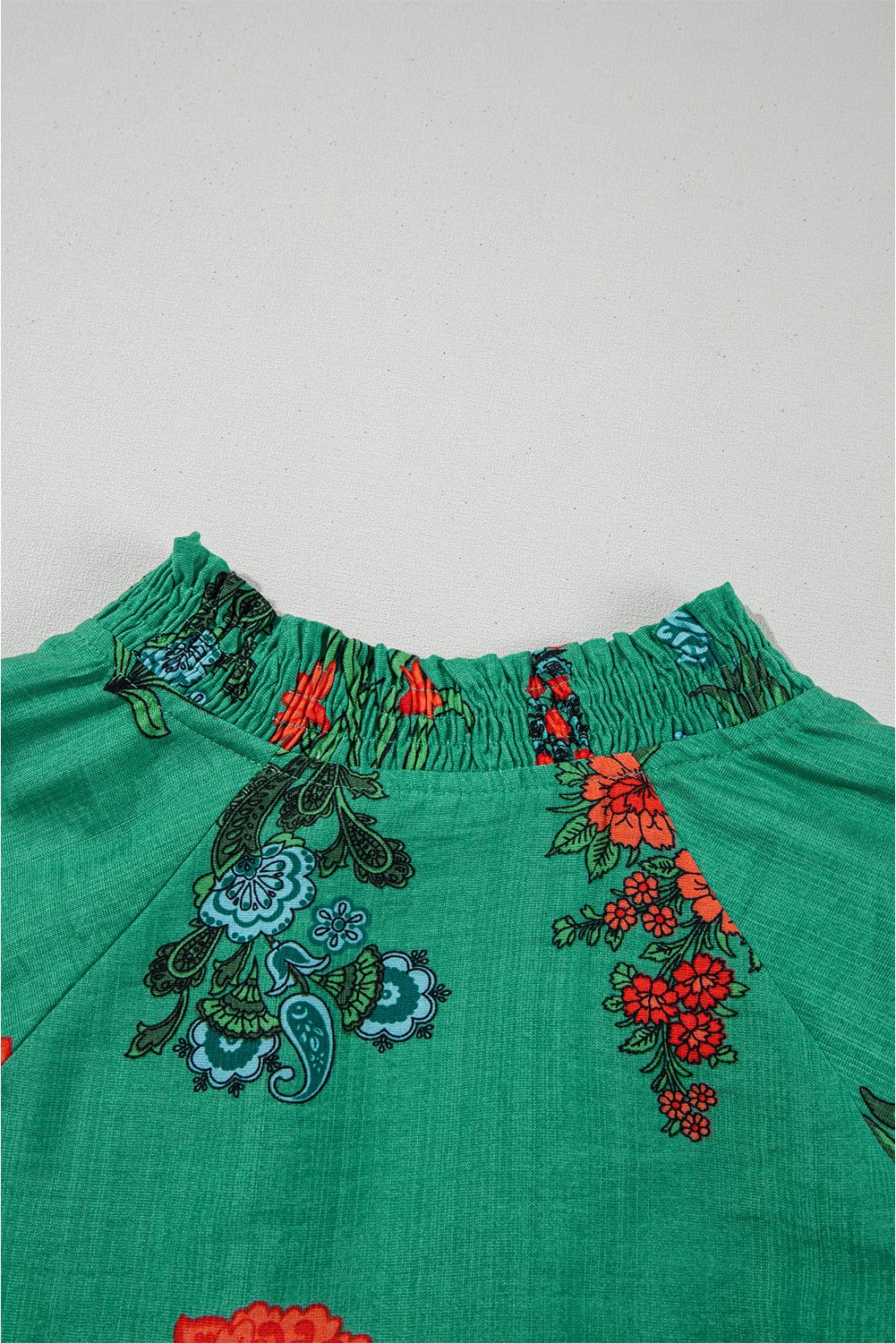 Floral Blouses Lush Floral Short Sleeve Blouse – Women’s Boho Summer Top