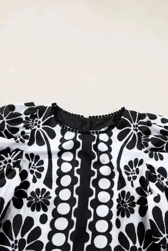 Floral Blouses Palermo Puffed Sleeve Blouse