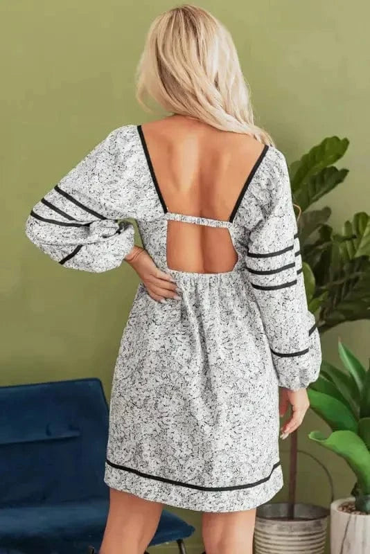 Floral Dresses Blossom Elegance Mini Dress