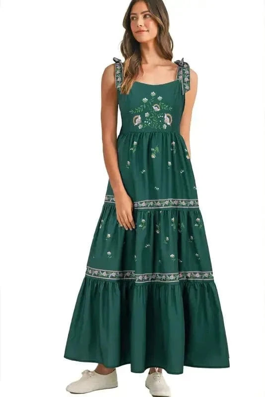 Floral Dresses Bohemian Bloom Maxi Dress