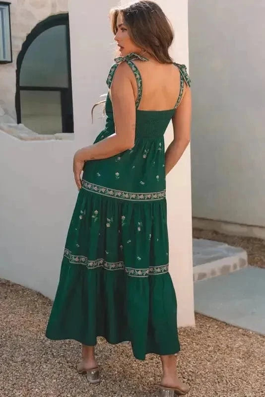 Floral Dresses Bohemian Bloom Maxi Dress