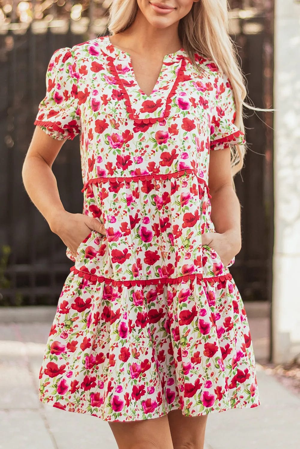 Floral Dresses Boho Bloom Tiered Dress