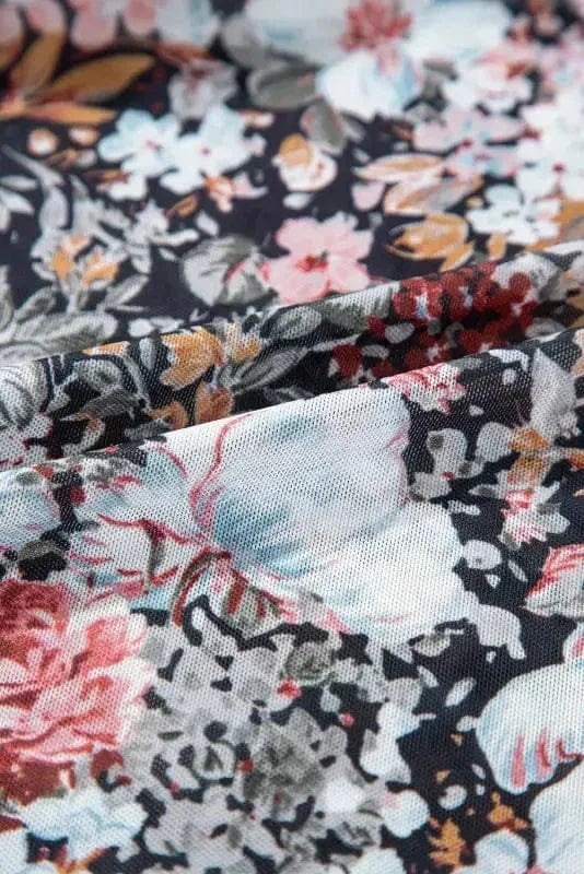 Floral Dresses Floral Bodycon Midi Dress