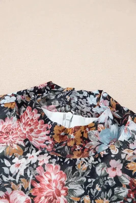 Floral Dresses Floral Bodycon Midi Dress