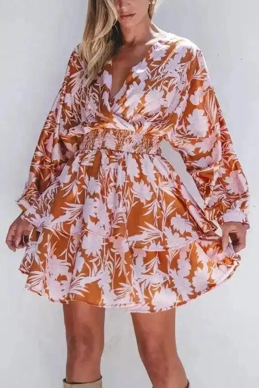 Floral Dresses Rosette Whimsy Smocked Dress