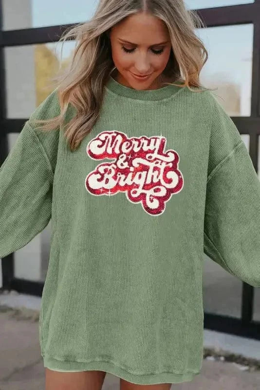 Graphic Orange Leopard Pumpkin Graphic Corded Sweatshirt