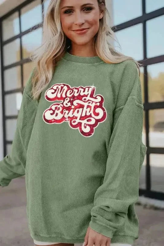 Graphic Orange Leopard Pumpkin Graphic Corded Sweatshirt
