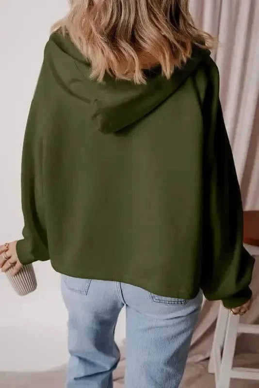 Hoodies Cozy Kangaroo Pocket Fleece Hoodie