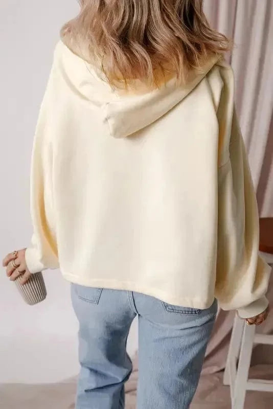 Hoodies Cozy Kangaroo Pocket Fleece Hoodie