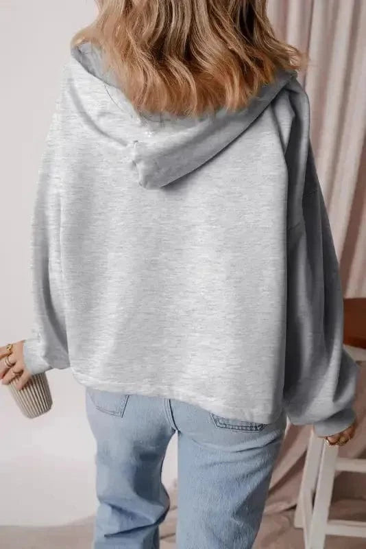 Hoodies Cozy Kangaroo Pocket Fleece Hoodie