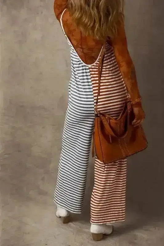 Jumpsuits Citrus Chic Two-Tone Jumpsuit