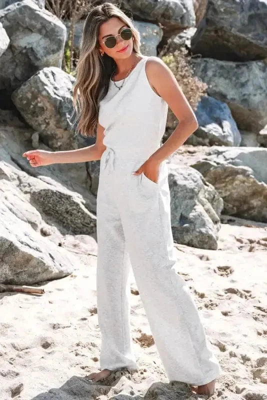 Jumpsuits Silver Drift Casual Jumpsuit