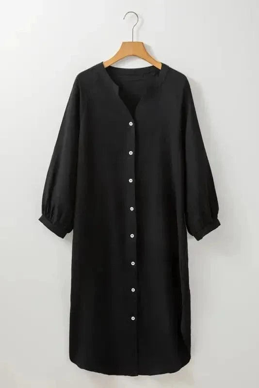 Kimonos Flowy Button-Up Kimono Jacket