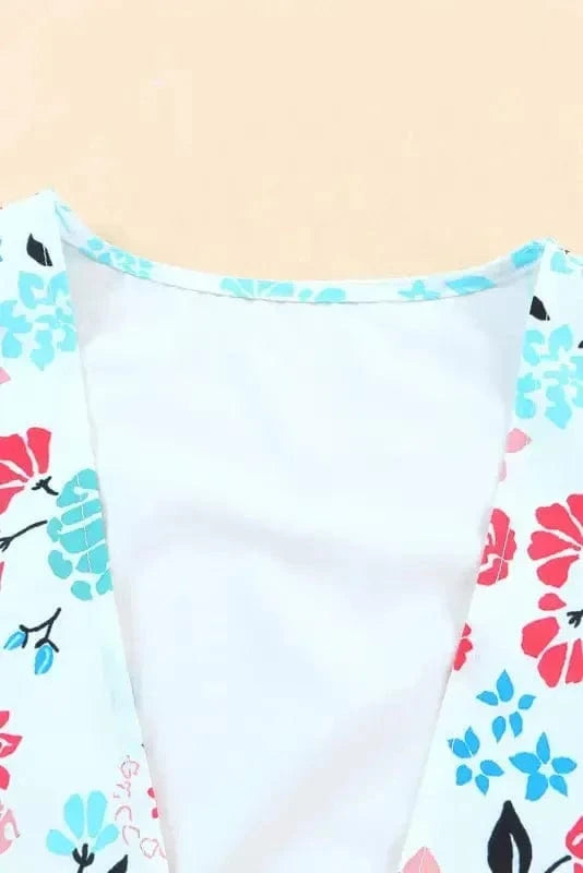 Kimonos Summer Vibe Floral Kimono Cover-Up