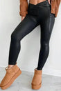 Leggings Black / S / 85%Polyester+15%Elastane V-Flex High-Waist Leggings with Pockets