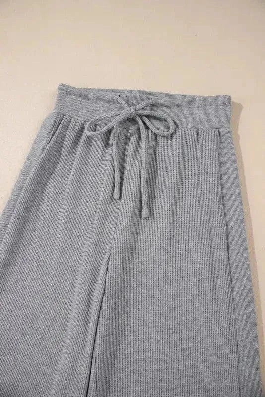 Lounge Trousers Relax & Rise Waffle Knit Trousers