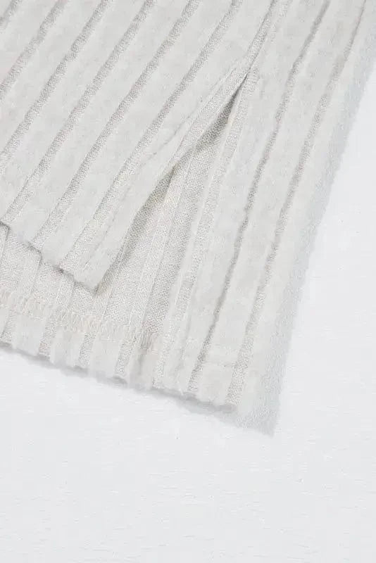 Loungewear Apricot Ribbed Lounge Set for Relaxed Style